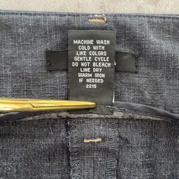 RAFAELLA denim pencil skirt with button, hook‎ & eye, zipper, pockets size 10 - Picture 5 of 9